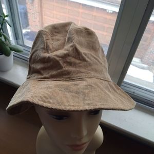 Adorable Brown Corduroy Bucket Hat